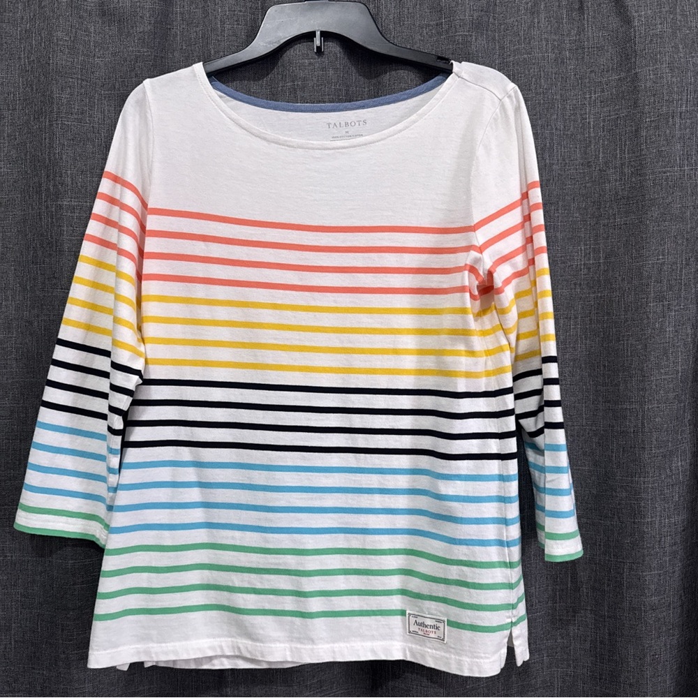 Talbots Women's Multicolor Striped Top